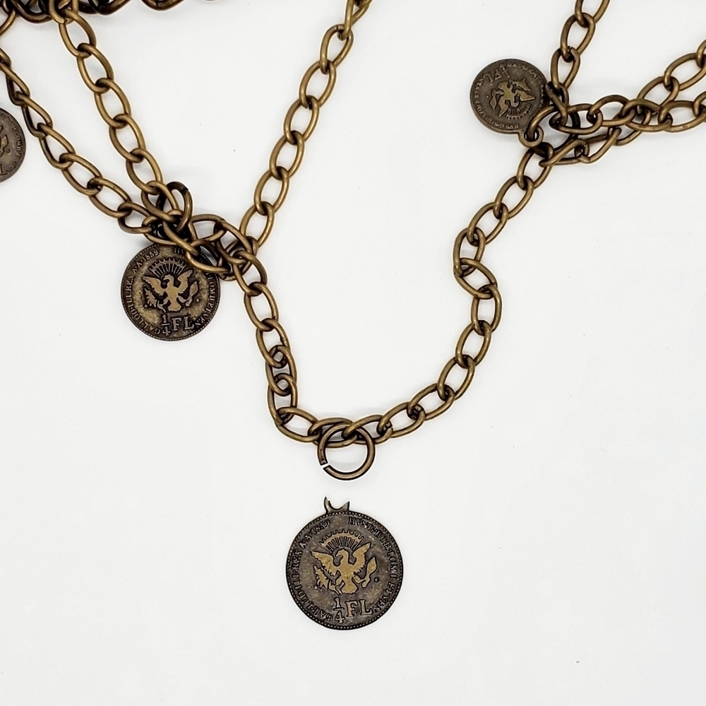 Vintage gold adjustable chain belt - Picture 3 of 3